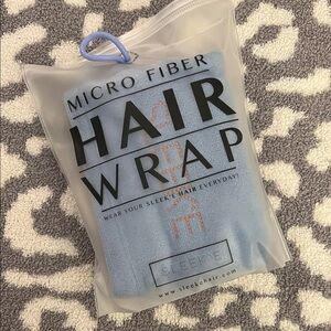 Microfiber Hair Wrap - Light Blue